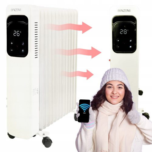 Inzeni 2500 W Ölradiator, weiß