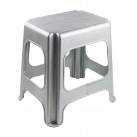  Keeper Hocker in Grautönen, 42 cm