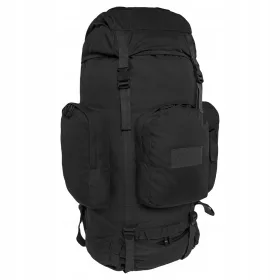  Mil-Tec Recom Rucksack 88 L Schwarz - Vielseitiger und Robuster Outdoor Rucksack