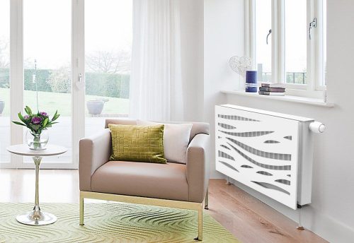 Heizkörperabdeckung Heizkörperabdeckung, MDF-Platte, 80 x 60 cm, weiß