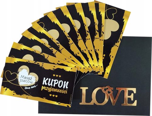 Valentinstag – Schmuck, Dekorationen und Accessoires Rubbellos-Genuss- und Valentinstagsgeschenkgutscheine 10x