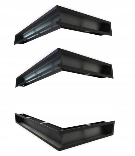Defro Home Auslassgitter, schwarz