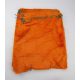 Orangefarbener Raschelbeutel von Wimar, 50 x 80 cm