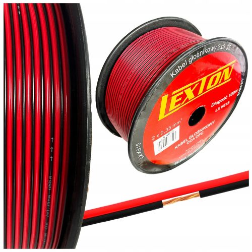Lexton LXK615 Lautsprecherkabel 100 m 2x0,35