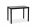  Signal rechteckiger Tisch 100 x 60 x 75 cm schwarz