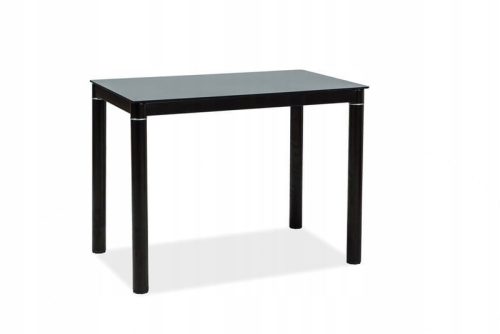  Signal rechteckiger Tisch 100 x 60 x 75 cm schwarz