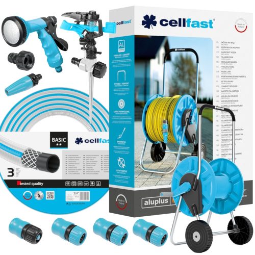 Bewässerungsschlauch - CELLFAST ALU CARRY GARTENSCHLAUCH 1/2 30M SET