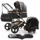  Pixini Kalani Gold/Schwarz 3in1 Kinderwagen