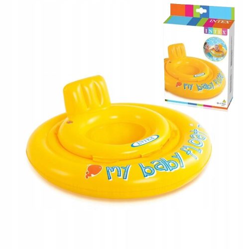 Ein aufblasbarer Ring mit Sitz für Kinder, ein Schlauchboot