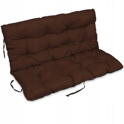  Braunes Kissen für Gartenbankschaukel 140x110
