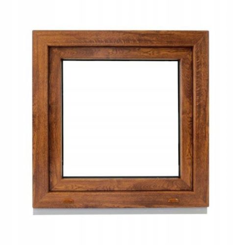 PVC-Fenster 50 x 50 / 500 x 500 Goldene Eichenfenster von Hand