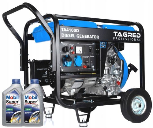 Tragbarer einphasiger, getaggter 4100-W-Dieselgenerator