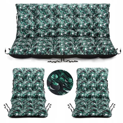  RATTAN Möbelkissen 120x110 cm 2+1er Set