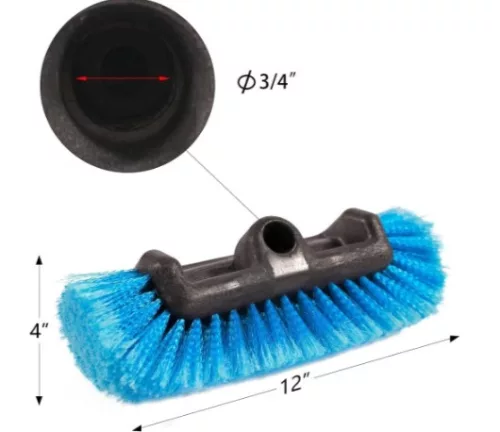 TELESKOP-AUTOWASCHBÜRSTE FÜR PHOTOVOLTAIK-PANEELE VIERFLÄCHIG 1,3m - 3m