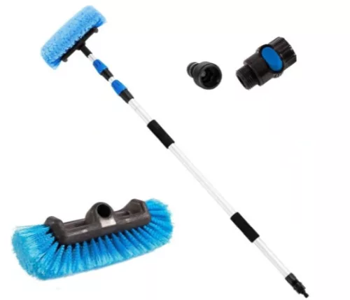 TELESKOP-AUTOWASCHBÜRSTE FÜR PHOTOVOLTAIK-PANEELE VIERFLÄCHIG 1,3m - 3m