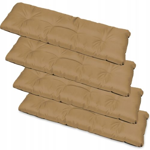  Beige Gartenkissen für Bank 120x38 4 Stück