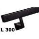 Wandtreppengeländer L110cm, Schwarz und Weiß, Graphit