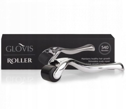  Glovis Haarwuchs-stimulierender Roller mit 540 Silbernadeln