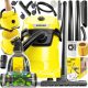 Kärcher WD3 1000 W Industriestaubsauger + Clinus Turbobürste für Staubsauger