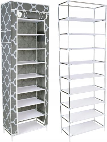  Gockowiak Schuhschrank 57 x 172 x 29 cm in Grautönen