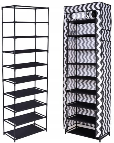  Gockowiak Schuhschrank 57 x 172 x 29 cm schwarz