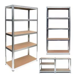   K&M Lagerregal aus Metall, 180 x 90 x 40 cm, max. 175 kg pro Regal