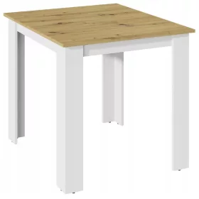    Matkam Kongo quadratischer Tisch 80 x 80 x 75 cm, Artisan-Eiche
