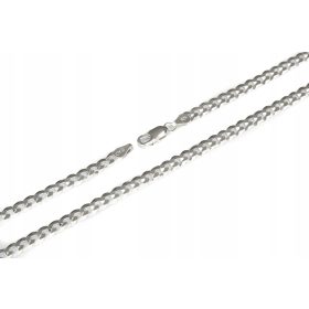  SILBERNE PANCER-KETTE 60 CM 11 GRAMM 4,7 MM ITALIEN