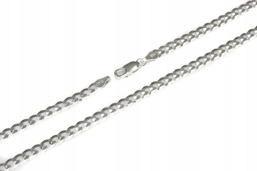  SILBERNE PANCER-KETTE 60 CM 11 GRAMM 4,7 MM ITALIEN