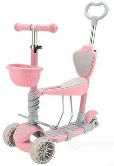  DREIRAD-LED-ROLLER 5in1 ROSA ROLLER 2020