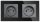 Interlook Wandsteckdose, schwarz