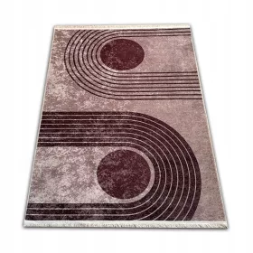  WEICHER TEPPICH 120X170 GLAMOUR PRINT ANTI-RUTSCH