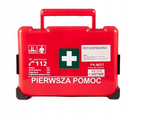 Erste-Hilfe-Set mit Wandhalter DIN 13157