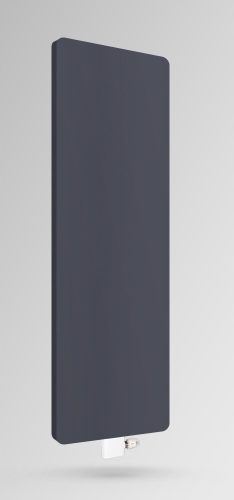  Dekorativer flacher vertikaler Heizkörper. 1600x600 Anthrazit