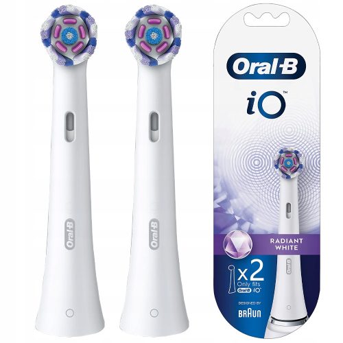  ORIGINAL ORAL-B iO RADIANT WHITE SPITZEN 2 STK.