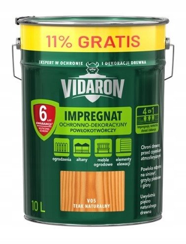 Vidaron-Imprägnierung 9L+11 % natürliches Teakholz V05
