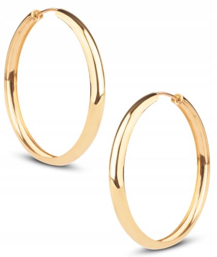 KLASSISCHE CREOLEN AUS GOLD, 33 MM, 585