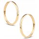KLASSISCHE CREOLEN AUS GOLD, 33 MM, 585