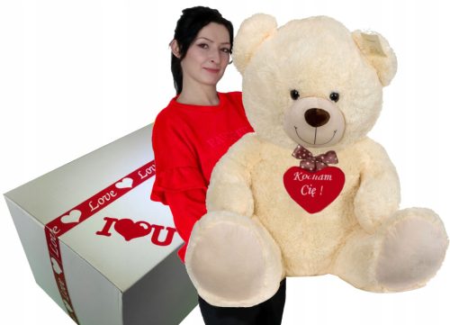  GROSSER TEDDYBÄR, FERTIGGESCHENK ZUM VALENTINSTAG -20 %