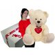  GROSSER TEDDYBÄR, FERTIGGESCHENK ZUM VALENTINSTAG -20 %