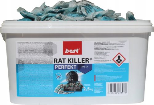 Rat Killer Perfekt Pasta - Effektive Ratten- und Mäusebekämpfung, 2,5kg