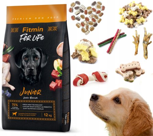  Fitmin DOG For Life Junior Große Rasse 12 kg