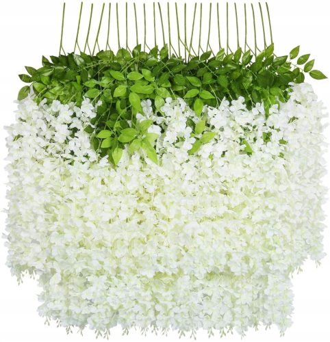  Künstliche Glyzinien-Glyzinienrebe 110 cm 12 Stk