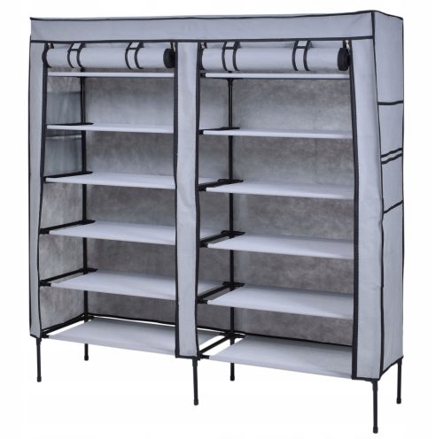  Gockowiak Schuhschrank 110 x 120 x 30 cm in den Grautönen