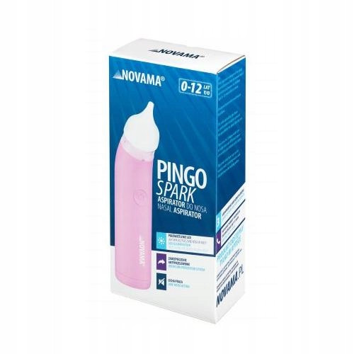  Elektrischer Sauger Novama PINGO SPARK PASTEL PINK