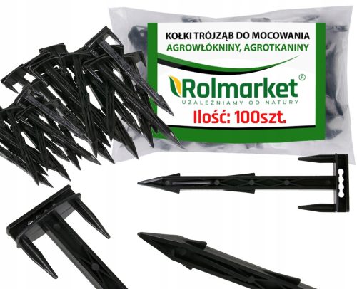 Nägel und Stifte für Agrartextilien - Rolmarket Heringe 17x5 cm 100 Stk.