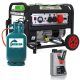 Tragbarer Drehstromgenerator Barracuda 2800 W Benzin
