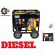 Tragbarer dreiphasiger HDM 5000 W Dieselgenerator