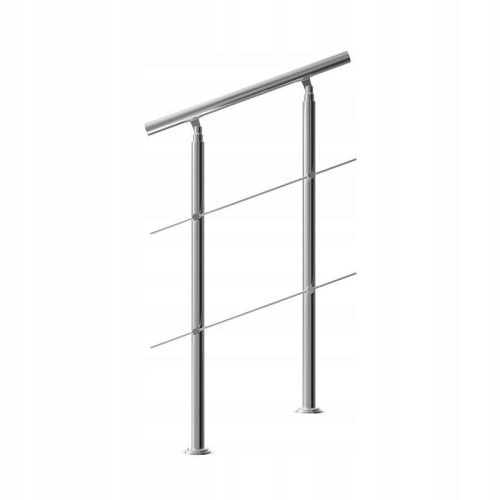 Balkontreppengeländer 80X107 Edelstahl