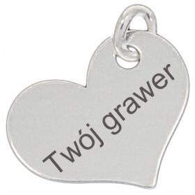  GRATIS SILBER HERZANHÄNGER FÜR DAS ARMBAND MIT GRAVUR